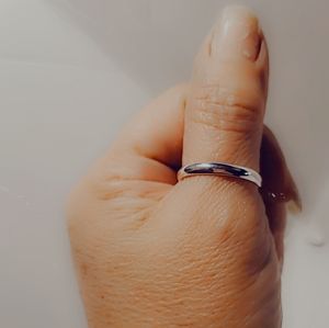 3mm Sterling Silver Plain Band Thumb Ring